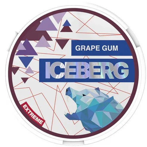 ICEBERG 50mg Grape Gum