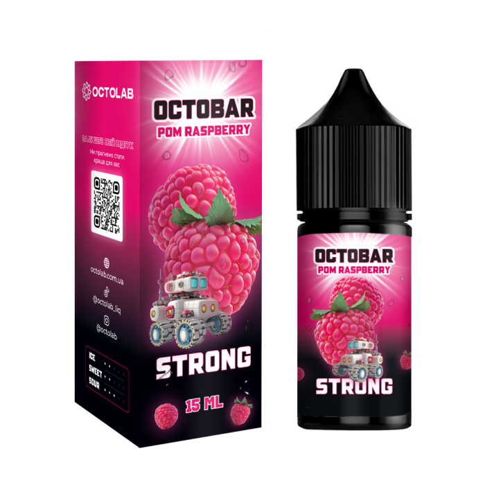 Набор Octobar Strong Pom Raspberry 30ml