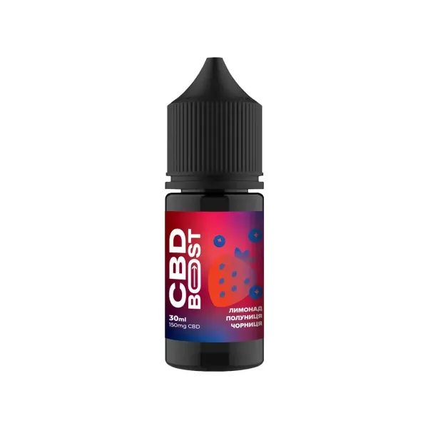 Дієтична добавка CBD BOOST 30 мл 150 мг лимонад полуниця-чорниця Дієтична добавка CBD BOOST 30 мл 150 мг лимонад полуниця-чорниця