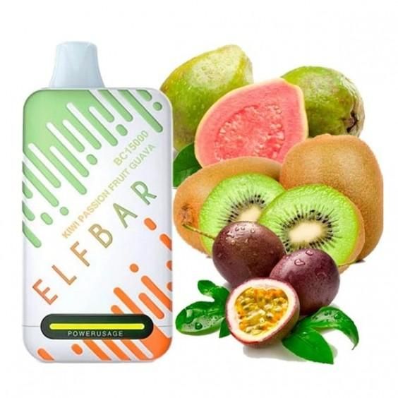 Elf Bar BC15000 Kiwi Passion fruit Guava (Ківі, Маракуйя, Гуава)