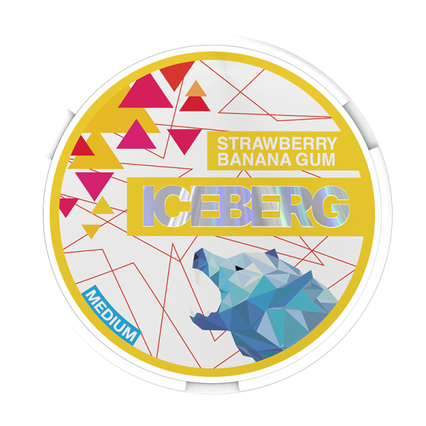 ICEBERG 50mg Strawberry Banana Gum