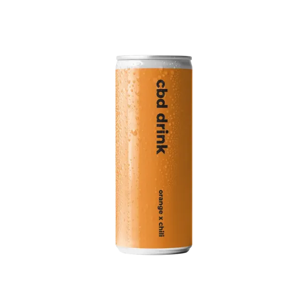CBD DRINK: ORANGE X CHILI 330ml CBD DRINK: ORANGE X CHILI 330ml