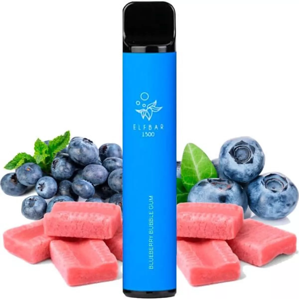 Elfbar 1500 Blueberry Bubble Gum Elfbar 1500 Blueberry Bubble Gum