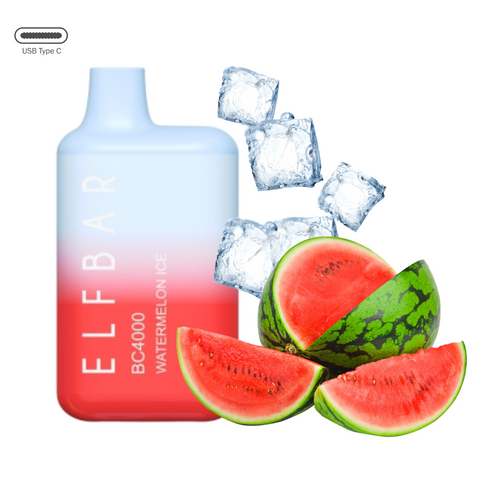 ELF BAR BC4000 LE DISPOSABLE DEVICE 5% Blackcurrant Ribena Ice (Чорна смородина з холодком)