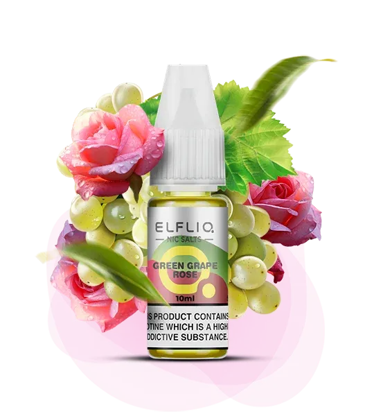 Elf Bar Elfliq Green Grape Rose 10 ml Elf Bar Elfliq Green Grape Rose 10 ml