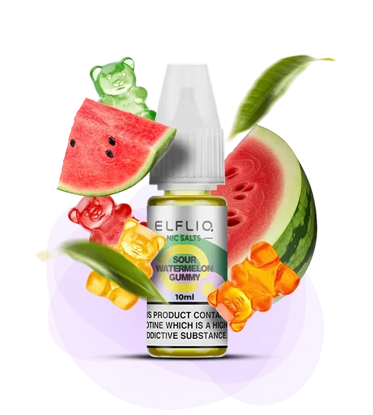 Elf Bar Elfliq Sour Watermelon Gummy 10 ml Elf Bar Elfliq Sour Watermelon Gummy 10 ml