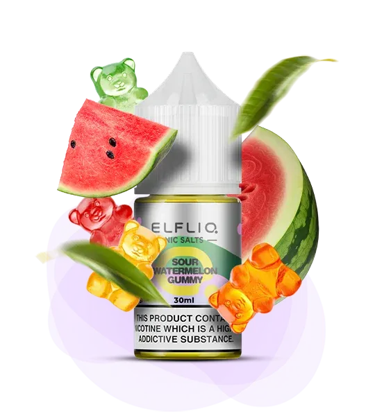 Elf Bar Elfliq Sour Watermelon Gummy 30 ml Elf Bar Elfliq Sour Watermelon Gummy 30 ml