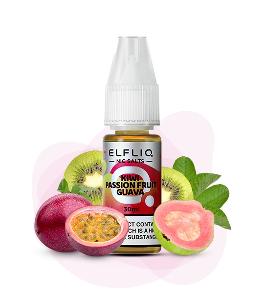 Elf Bar Elfliq Kiwi Passion Fruit Guava 30 ml Elf Bar Elfliq Kiwi Passion Fruit Guava 30 ml