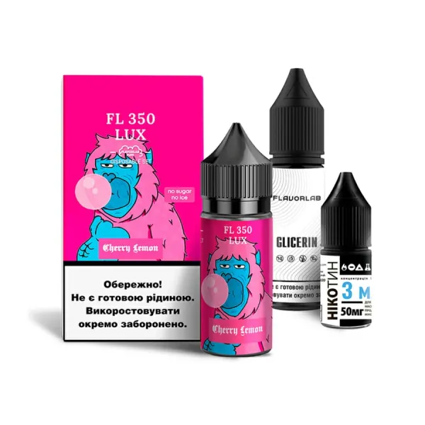 Набір Flavorlab FL350 Lux Cherry Lemon 30 ml Набір Flavorlab FL350 Lux Cherry Lemon 30 ml