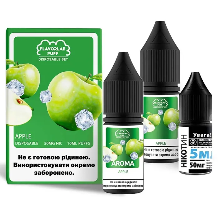 Набор Flavorlab Disposable Puff 10ml Apple