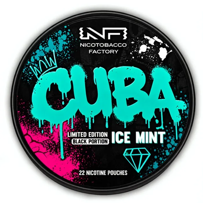 Cuba  Limited 46mg Ice Mint Black