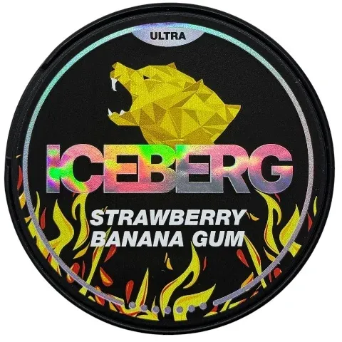 ICEBERG 70mg Strawberry Banana Gum