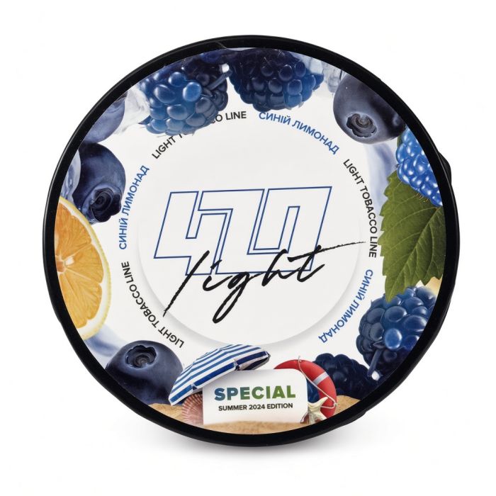 Табак для кальяна 4.20 Light Синий Лимонад 100г