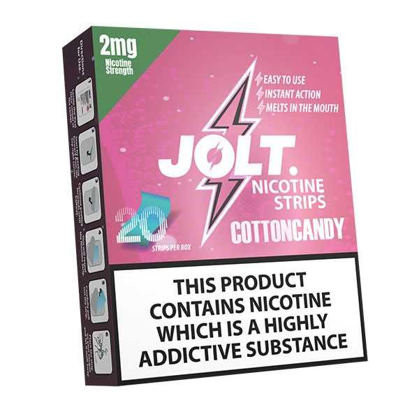 Jolt. Nicotine Strips Strawberry 2mg