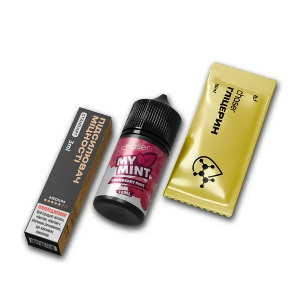 Набор Chaser MyMint Cranberry Mint 30 ml Набор Chaser MyMint Cranberry Mint 30 ml