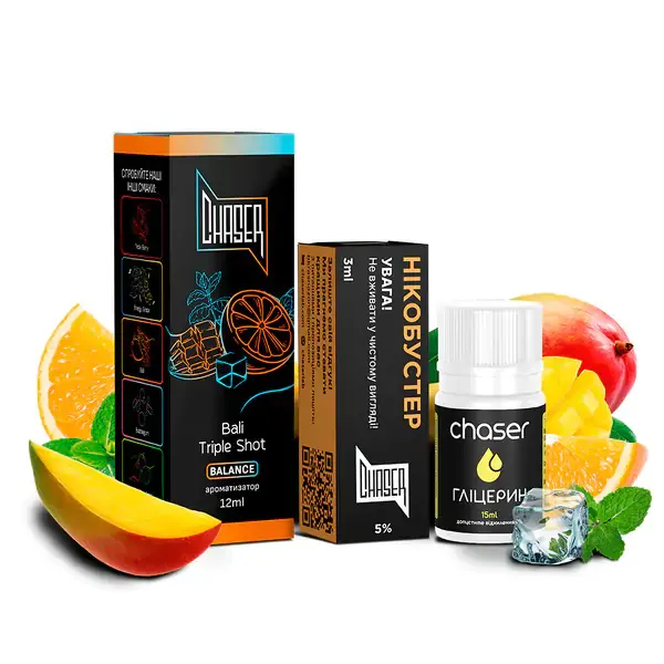 Набір Chaser Black Bali Triple 30 ml Набір Chaser Black Bali Triple 30 ml