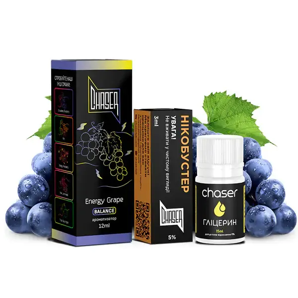 Набір Chaser Black Grape Energy 30 ml Набір Chaser Black Grape Energy 30 ml