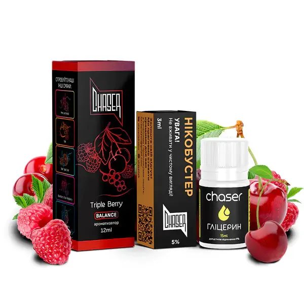 Набір Chaser Black Triple Berry 30 ml Набір Chaser Black Triple Berry 30 ml
