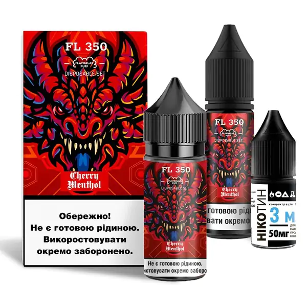 Набір Flavorlab FL350 Cherry Menthol 30 ml Набір Flavorlab FL350 Cherry Menthol 30 ml