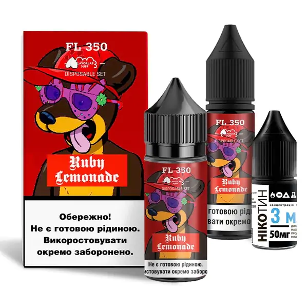 Набір Flavorlab FL350 Ruby Lemonade 30 ml Набір Flavorlab FL350 Ruby Lemonade 30 ml