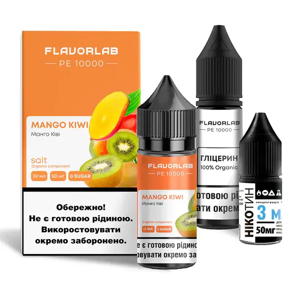 Набір Flavorlab PE 10000 Mango Kiwi 30 ml