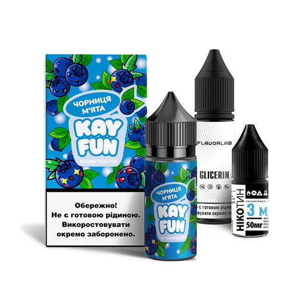 Набір Flavorlab Kayfun Blueberry mint 30 ml