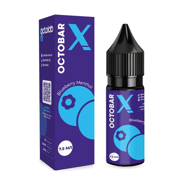 Набор Octobar X 15ml Blueberry Menthol