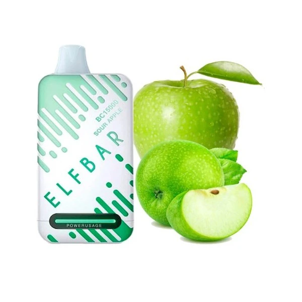Elf Bar BC15000 Sour Apple (Кислое Яблоко)