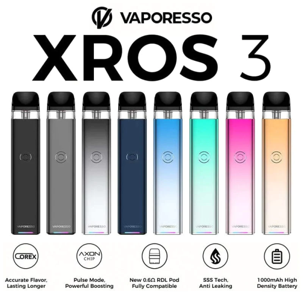 Vaporesso Xros 3  Pod Kit Vaporesso Xros 3  Pod Kit